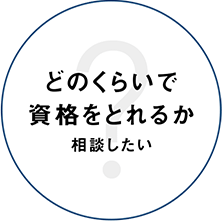 どのくらいで資格をとれるか相談したい