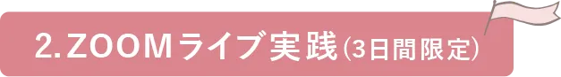 Zoomライブ実践