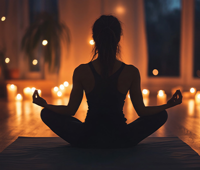 月礼拝～プラーナが巡るキャンドルの夜～